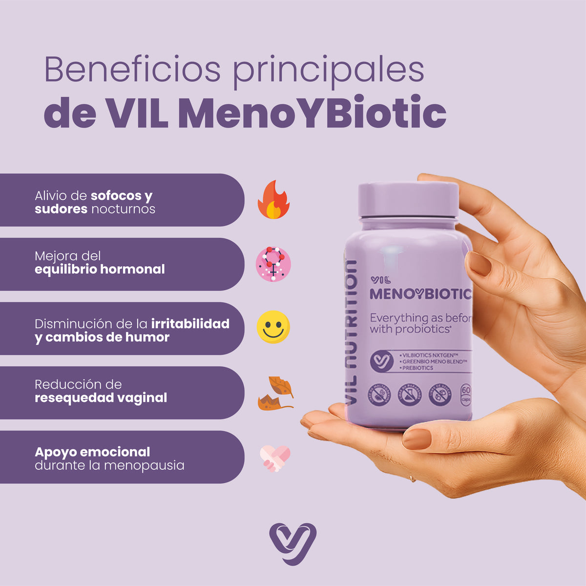 MENOYBIOTIC® Equilibrio para la menopausia
